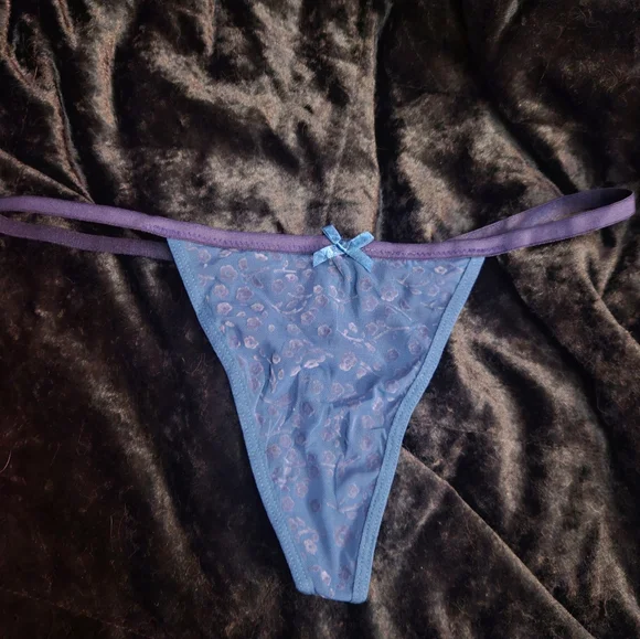 Lace Blue Gstring - Size M/L - Picture 3 of 6